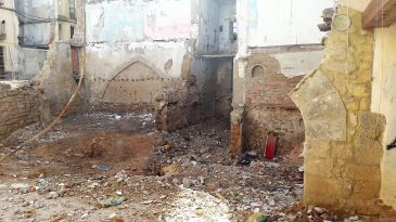 Ganar denuncia la “destrucción” de patrimonio en obras del ARRU en Alcañiz