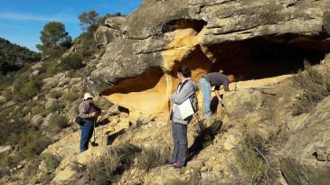 Concluye el cerramiento de los tres abrigos de pinturas rupestres de Alcañiz