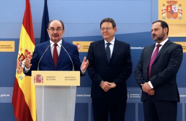 Fomento ve viable la inclusión del tramo de tren Sagunto-Teruel-Zaragoza en el Reglamento Mecanismo Conectar Europa para completar el Corredor Mediterráneo-Cantábrico