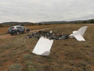 Ampliación: La Policía Nacional realiza batidas en Valdecebro para tratar de localizar a la tripulación de una avioneta accidentada