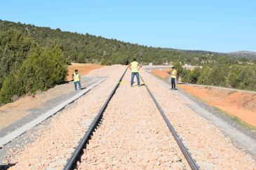 La línea de ferrocarril Zaragoza-Teruel-Sagunto, cortada desde julio, vuelve a la actividad este sábado