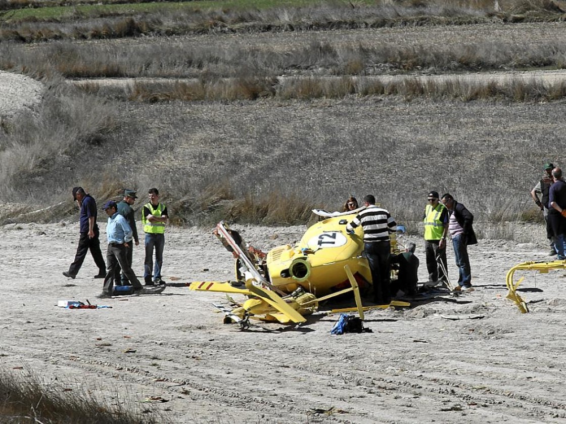 El juez deniega la reapertura del caso del accidente de helicóptero de Villastar ocurrido en 2011