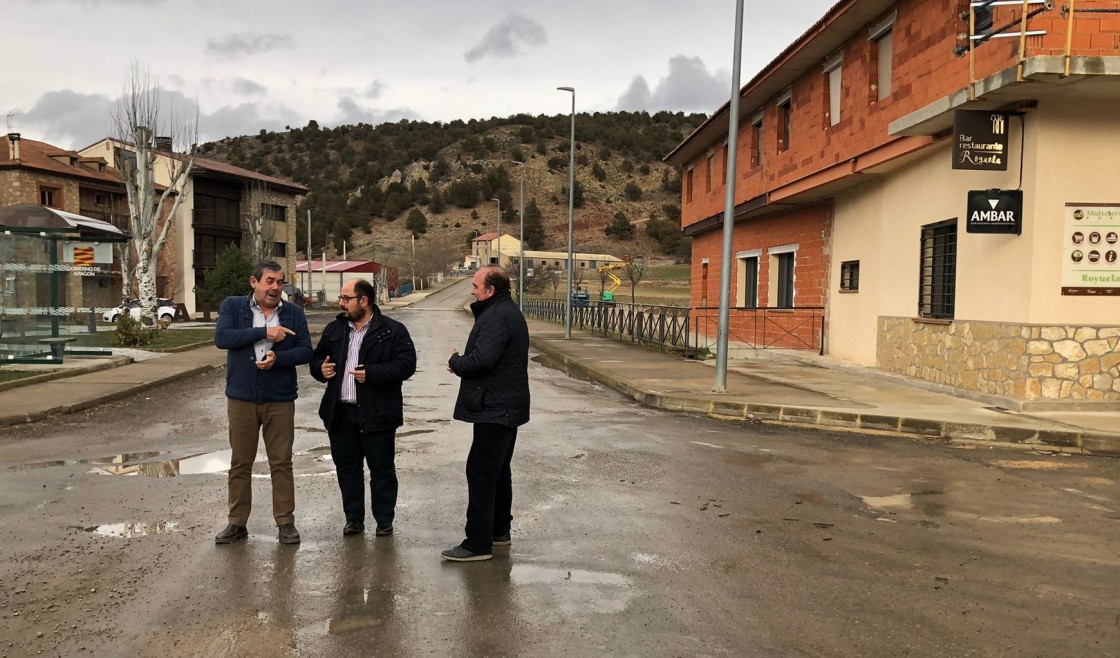 La Diputación de Teruel financiará las obras de mejora y adecuación de la travesía de Royuela