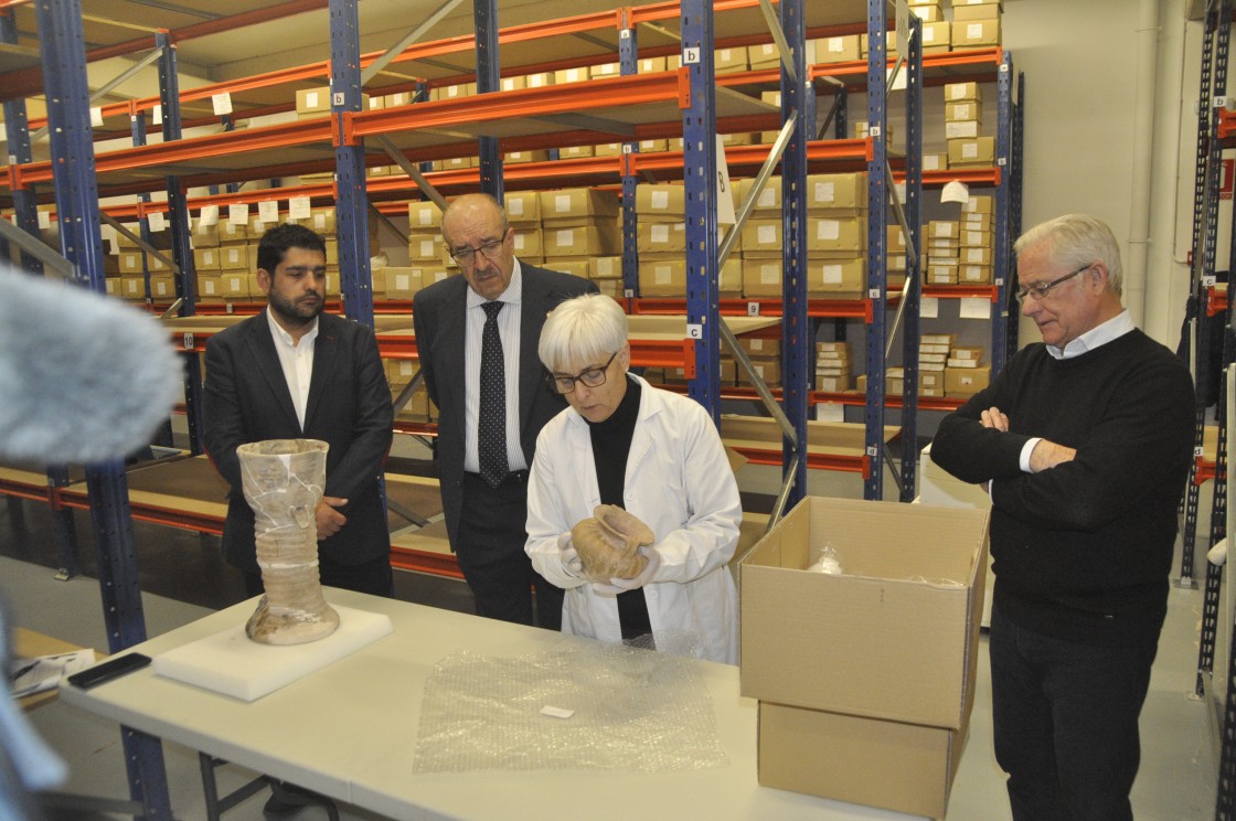 El tesoro ibérico y de la Edad del Bronce del Matarraña ya reposa en el Museo de Teruel