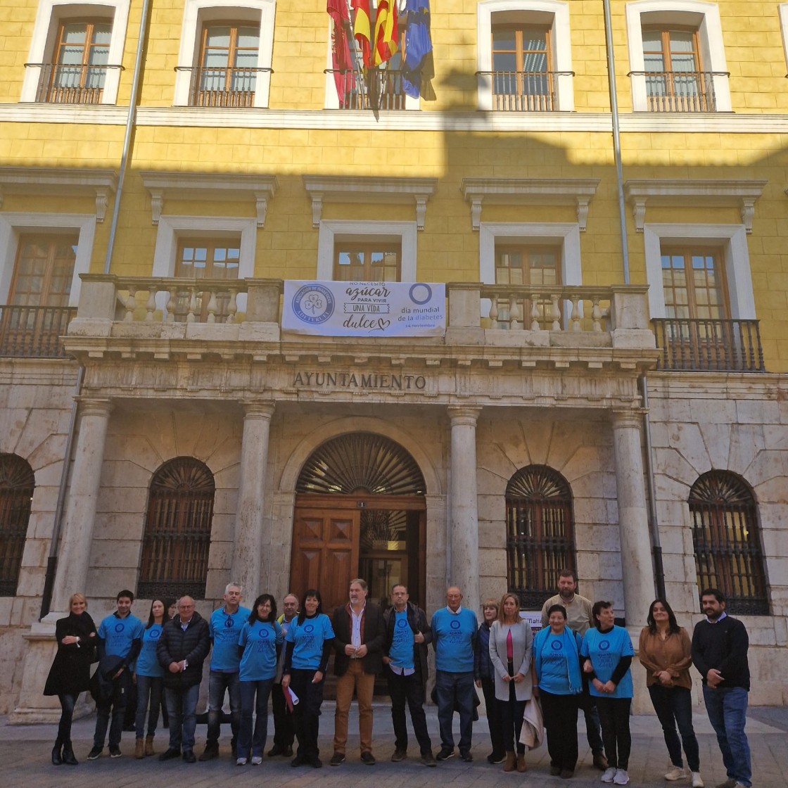 El Ayuntamiento de Teruel se suma a los actos del Día Mundial de la Diabetes