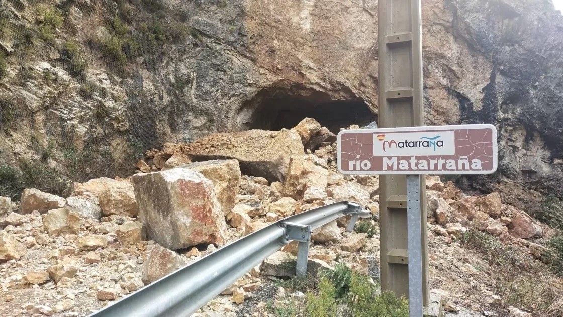 La Diputación de Teruel estabilizará el talud del túnel de Beceite para asegurarlo