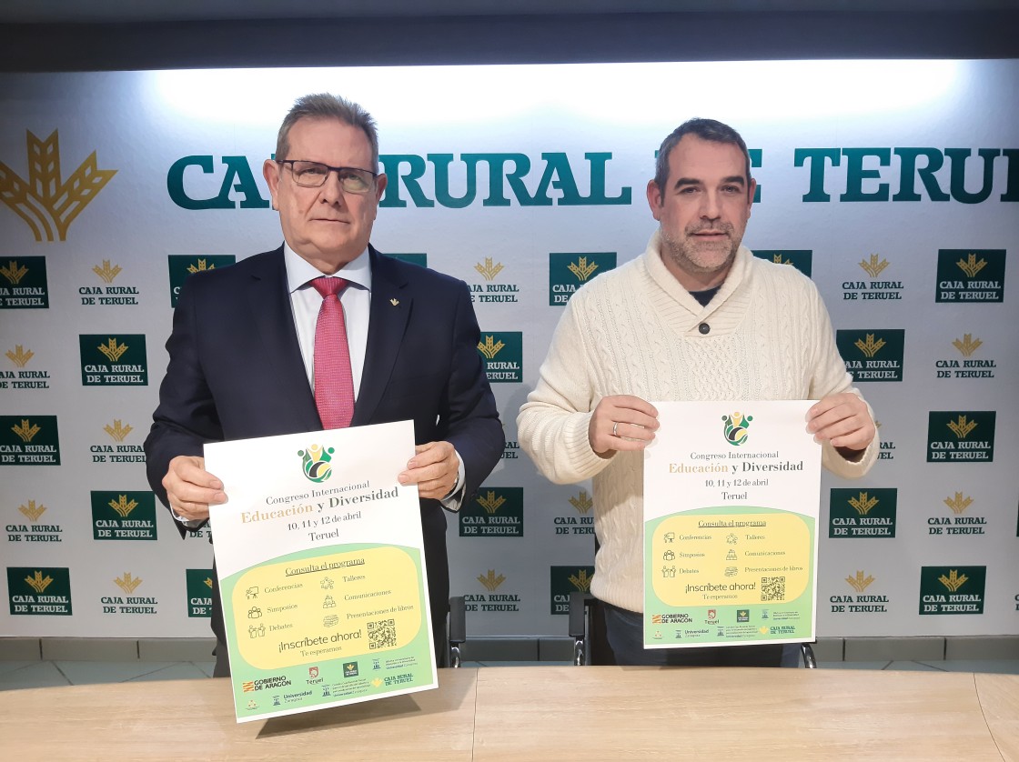 La Cátedra Caja Rural de Teruel celebrará su primer Congreso Internacional de Educación y Diversidad del 10 al 12 de abril