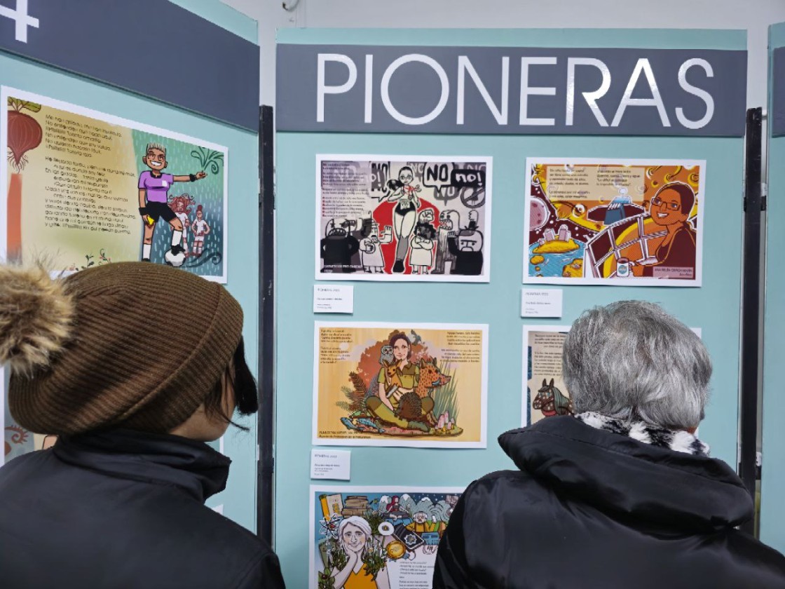 Las 'Pioneras turolenses' llegan a Barrachina con la exposición itinerante de la Diputación Provincial de Teruel