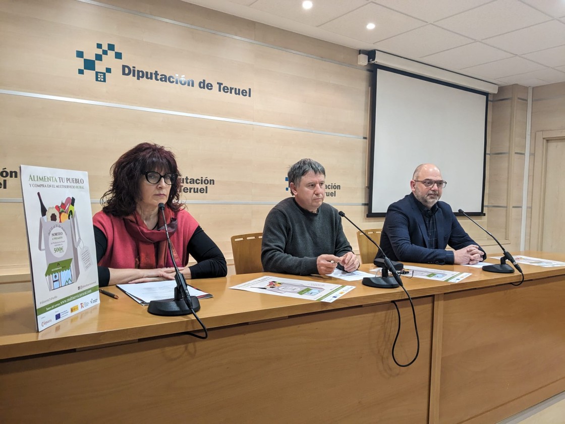 La Diputación de Teruel sortea 2.000 euros en productos de la provincia para comprar en los multiservicios rurales