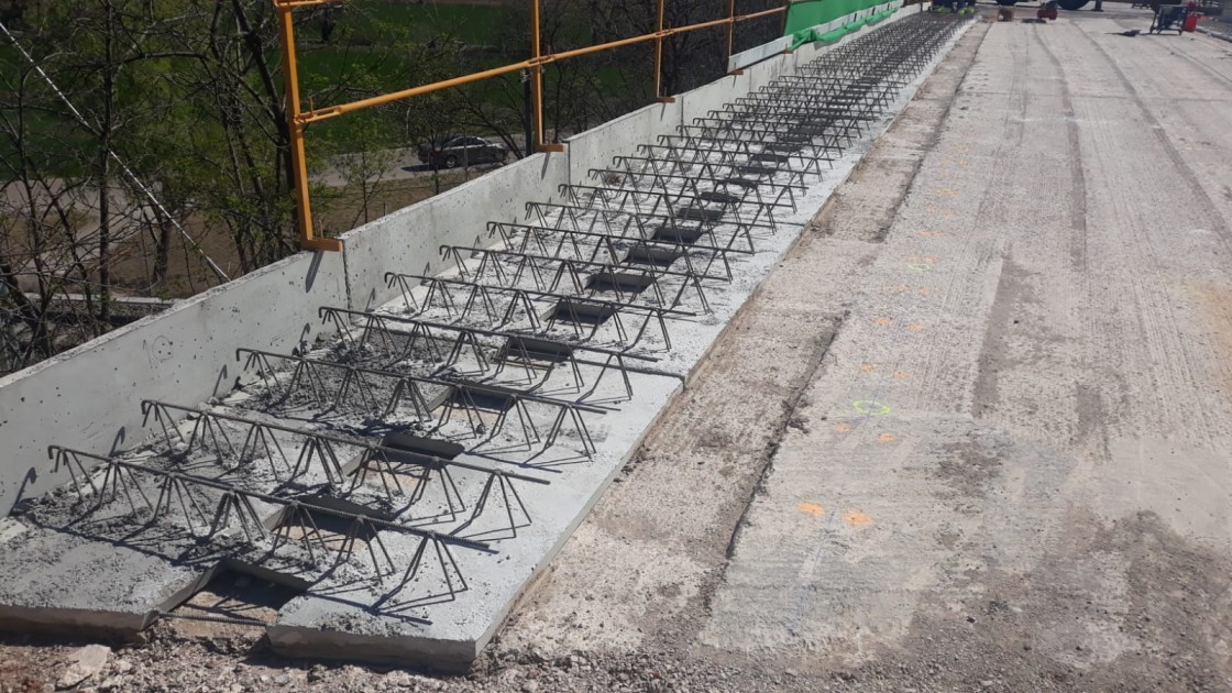 Las obras del puente de Santa Eulalia estarán terminadas a mitad del mes de mayo