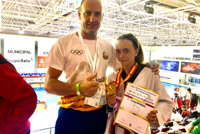 La turolense Julia Maya  se alza con el campeonato de España Cadete