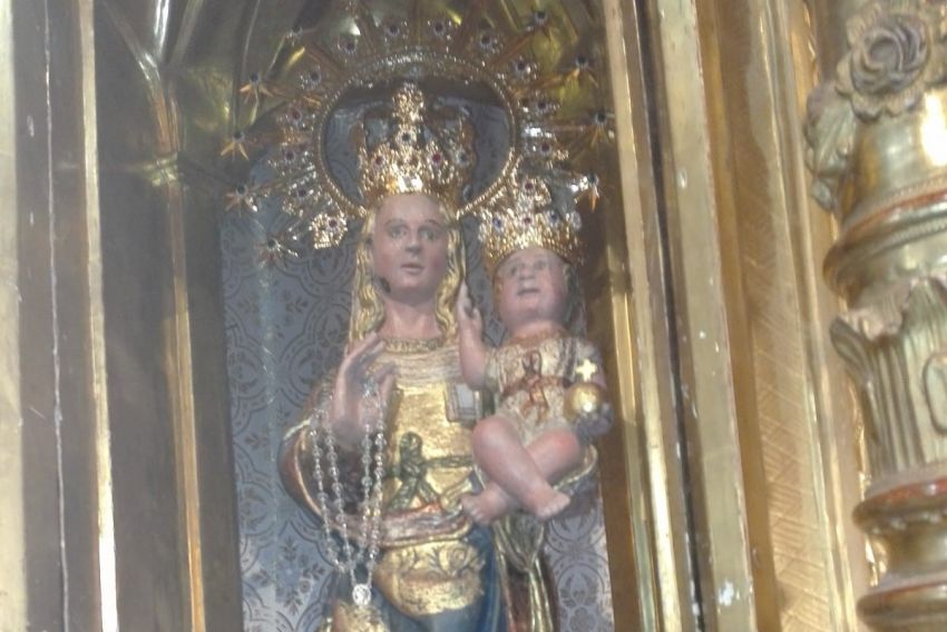 Villafranca restaura la talla de la Virgen del Campo, patrona de la localidad