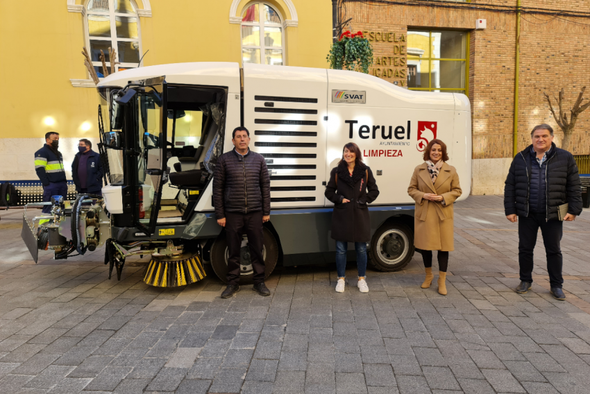 El Ayuntamiento de Teruel pone en servicio una barredora de última generación
