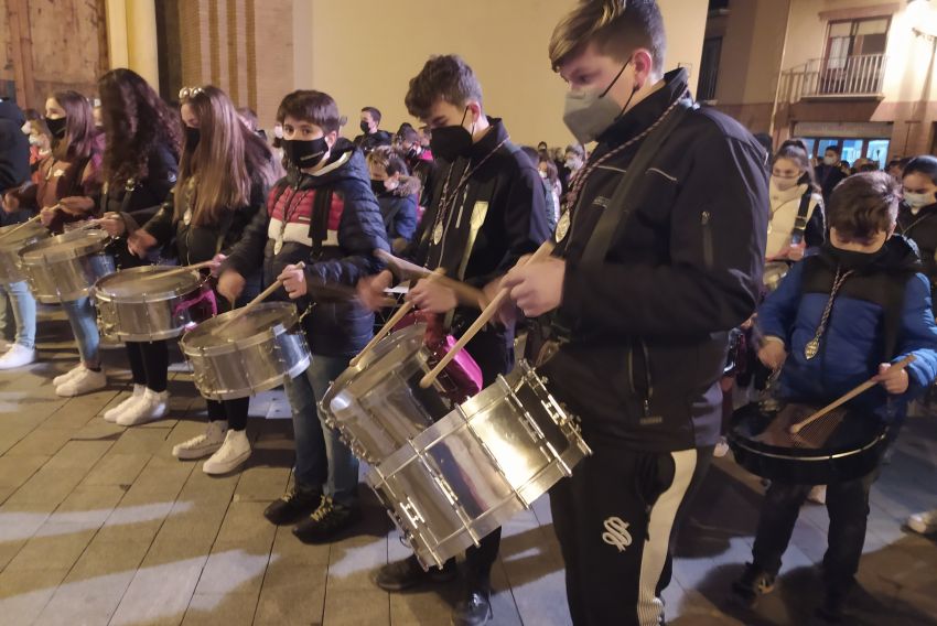 Los tambores anuncian de nuevo la Cuaresma en Teruel y en Alcañiz