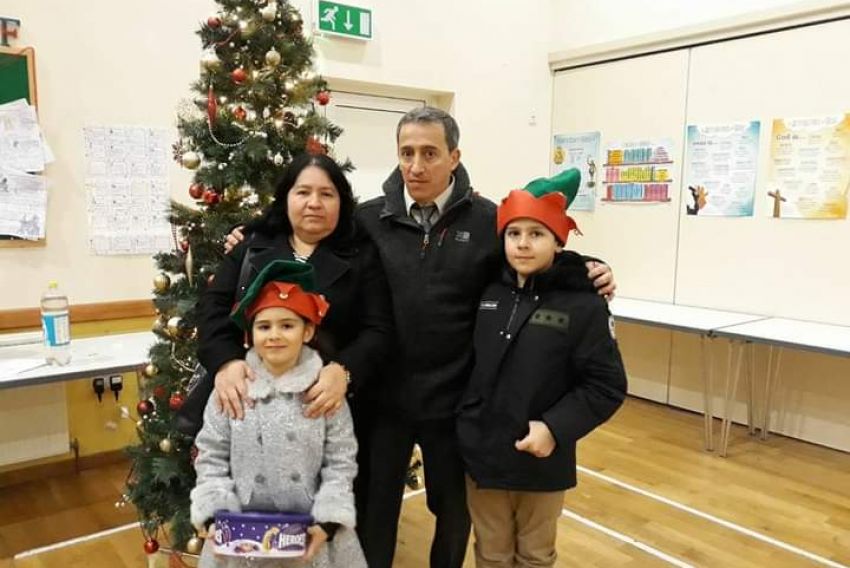 Oliete cierra el reto navideño con éxito: vendrá desde Inglaterra la familia Rendón-Oviedo