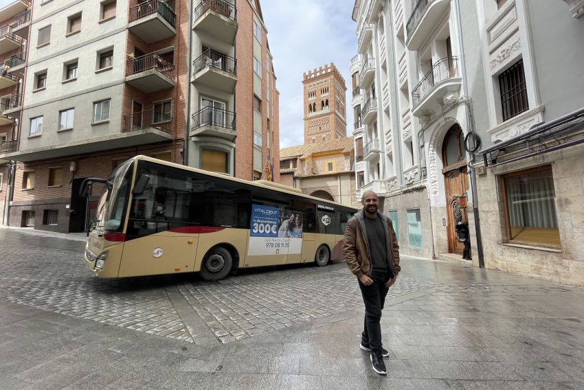 Ganar Teruel vota en contra de la subida del precio del autobús urbano y aboga por revisar el servicio