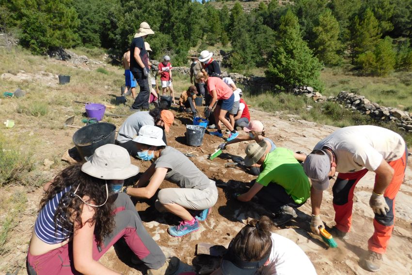 El curso de Paleontología de la UVT volverá a excavar en el yacimiento de El Pozo