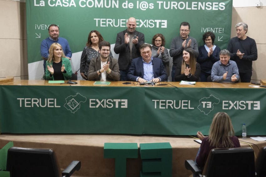 Tomás Guitarte, elegido coordinador general de Teruel Existe en su asamblea fundacional como partido político