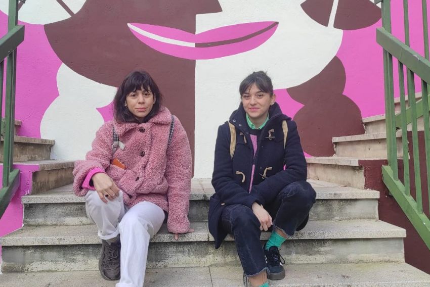 Nuria Bellver y Raquel Fanjul, dúo artístico Cachetejack: 