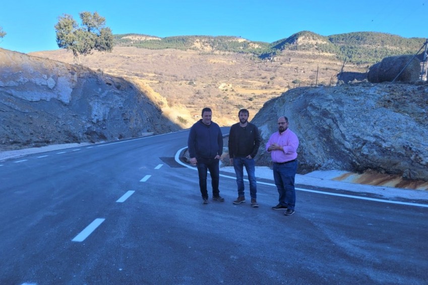 La Diputación de Teruel destinará 1,2 millones para concluir las obras de la carretera de Villarluengo a Tronchón