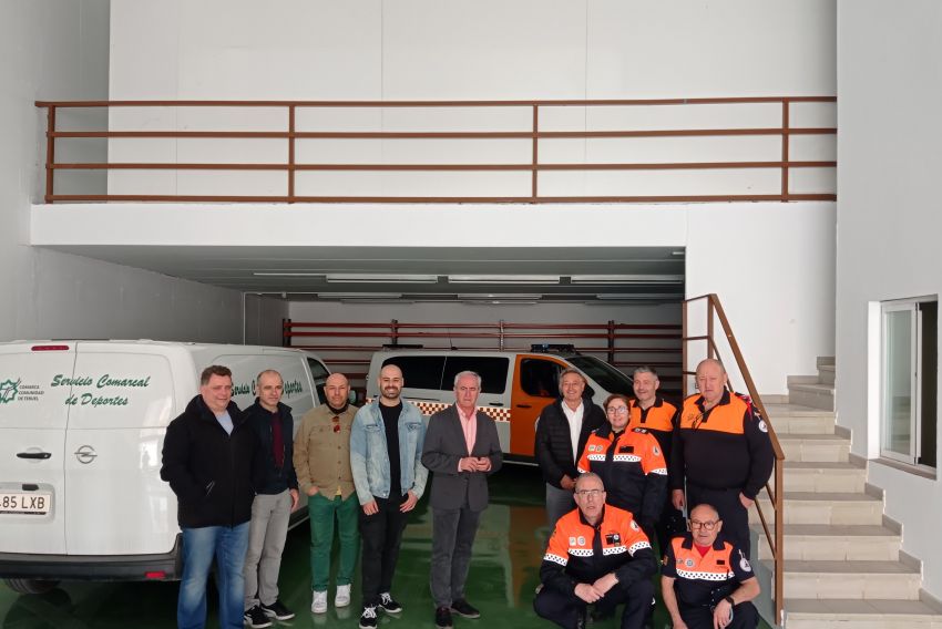 Nuevo local para el Servicio Comarcal de Deportes y Voluntarios de Protección Civil de la Comunidad de Teruel