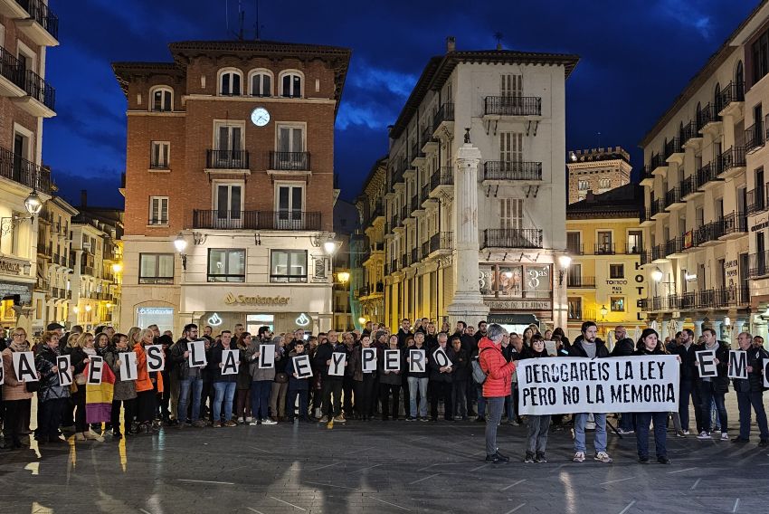 La Plataforma de Acción por la Memoria en Aragón carga contra la derogación de la ley