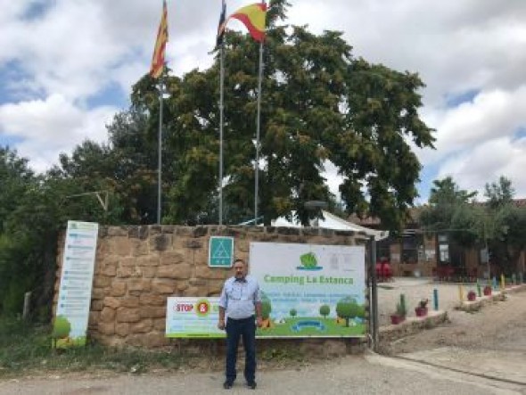 Juan Quílez, gerente del camping de Alcañiz: “El entorno de La Estanca de Alcañiz es un lugar ideal en España para hacer triatlón”