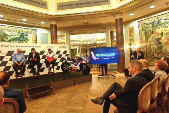 Aragón presenta en Madrid el Gran Premio de MotoGP 2022