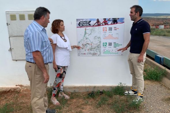 El Ayuntamiento de Teruel acondiciona y señaliza doce rutas BTT por Fuentecerrada y los barrios rurales