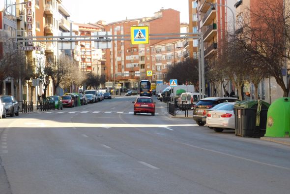 La Avenida Sagunto de Teruel tendrá un único carril por sentido en el Ensanche y sin aparcamientos en batería