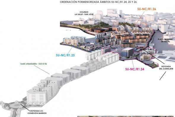 El nuevo Plan General de Ordenación Urbana de Teruel proyecta más de 6.000 nuevas viviendas en la ciudad