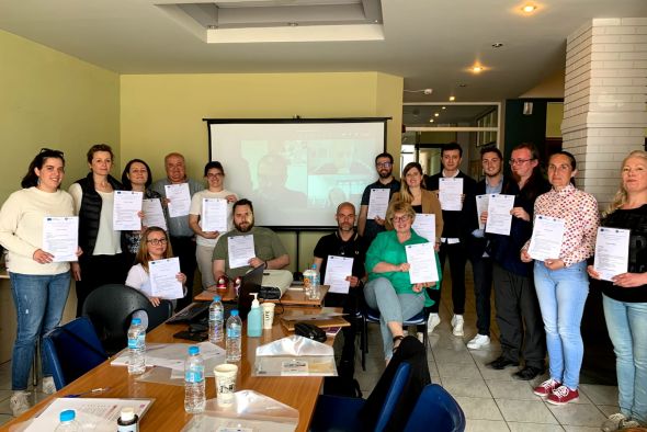 La Cámara de Teruel se reúne en Grecia con los socios del proyecto Gastro-Guía