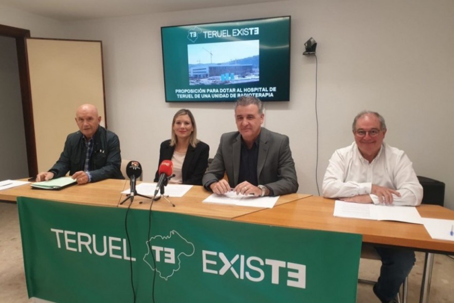 Teruel Existe apremia al Gobierno de Aragón a implantar la radioterapia en Teruel desde las Cortes, la DPT y los ayuntamientos
