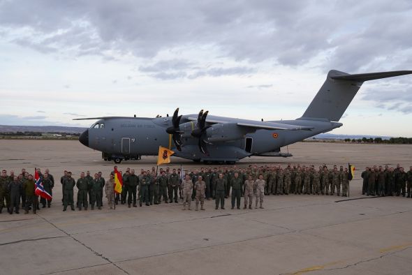 La élite de las fuerzas europeas de transporte aéreo aterriza de nuevo en las pistas de Caudé