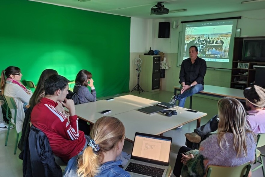 La Teruel Film Commission colabora con el Ciclo Superior en Producciones Audiovisuales del IES Vega del Turia de Teruel