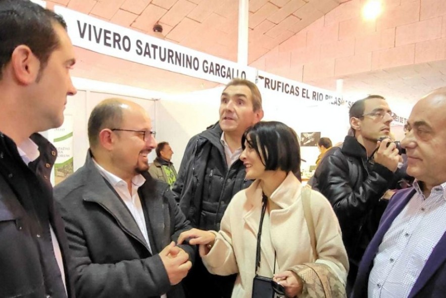 Izquierdo  afirma que “la truficultura ha significado un antes y un después para la provincia de Teruel”