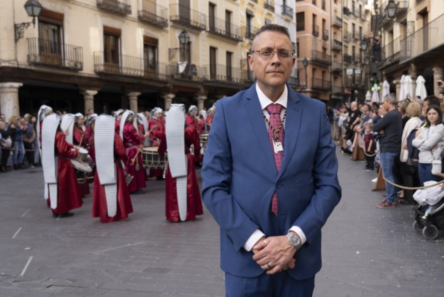 José Villarroya Buj, presidente de la Junta de Hermandades de Teruel: “La Semana Santa se prepara durante todo el año, es un punto y seguido de un año a otro”