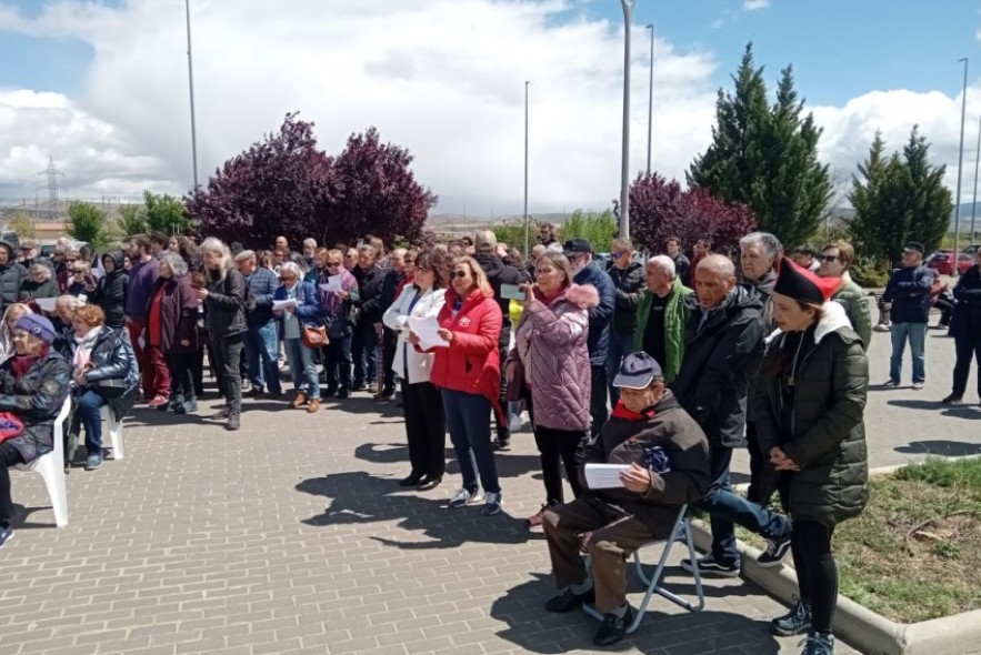 Mayte Pérez alerta de las dudas y falacias que se vierten sobre los sindicatos en el 1º de Mayo de Teruel