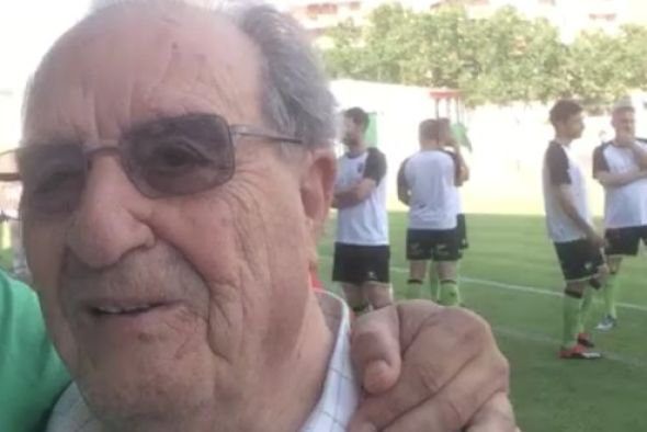 Luto en la familia del CD Teruel; fallece el histórico Rufino Zayas