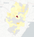 Baja la incidencia de covid en Teruel y los ingresos se mantienen estables