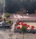 Comienzan los trabajos para seguir mejorando el alumbrado del parque de Los Fueros de Teruel