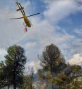 Controlado el incendio de Valderrobres tras quemar unas dos hectáreas de pinar
