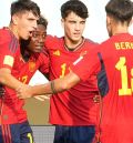 España Sub 17 pasa a octavos de final como primera de grupo tras empatar con Uzbekistán