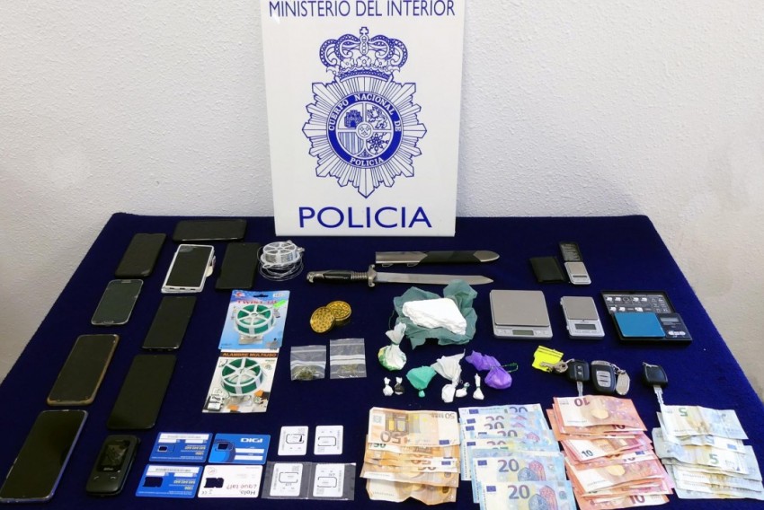 La Policía Nacional de Teruel detiene a seis personas por tráfico de drogas en la Operación 'Burnley'