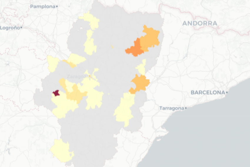 La provincia de Teruel solo comunica tres casos de covid repartidos en Albarracín, Alcañiz y Calanda