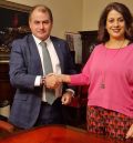El  Ayuntamiento de Teruel firma un préstamo con Caja Rural de Teruel para la financiación de las obras del derrumbe de la calle San Francisco