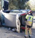 Herida una mujer en un accidente de tráfico en Cretas