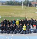 Atletas del Scorpio de Zaragoza,  en Teruel para entrenarse en altitud