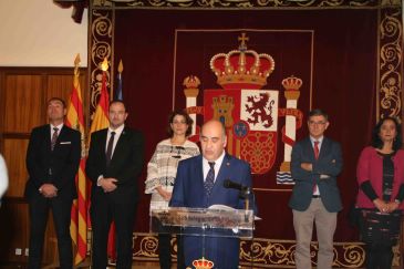 El subdelegado del Gobierno en Teruel preside el acto institucional del XXXIX aniversario de la Constitución Española