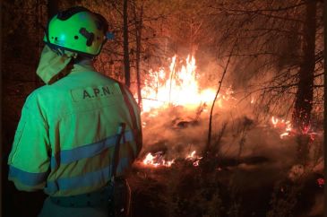 El Gobierno de Aragón da por estabilizado el incendio del Matarraña y espera que esté controlado a lo largo del día